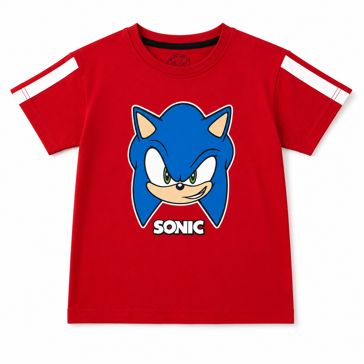 Boys Red Sonic Print Summer Coord Set (1–12 Years)