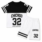 Boys Chicago 32 Summer Coord Set (1–12 Years) - Lil' Cubs
