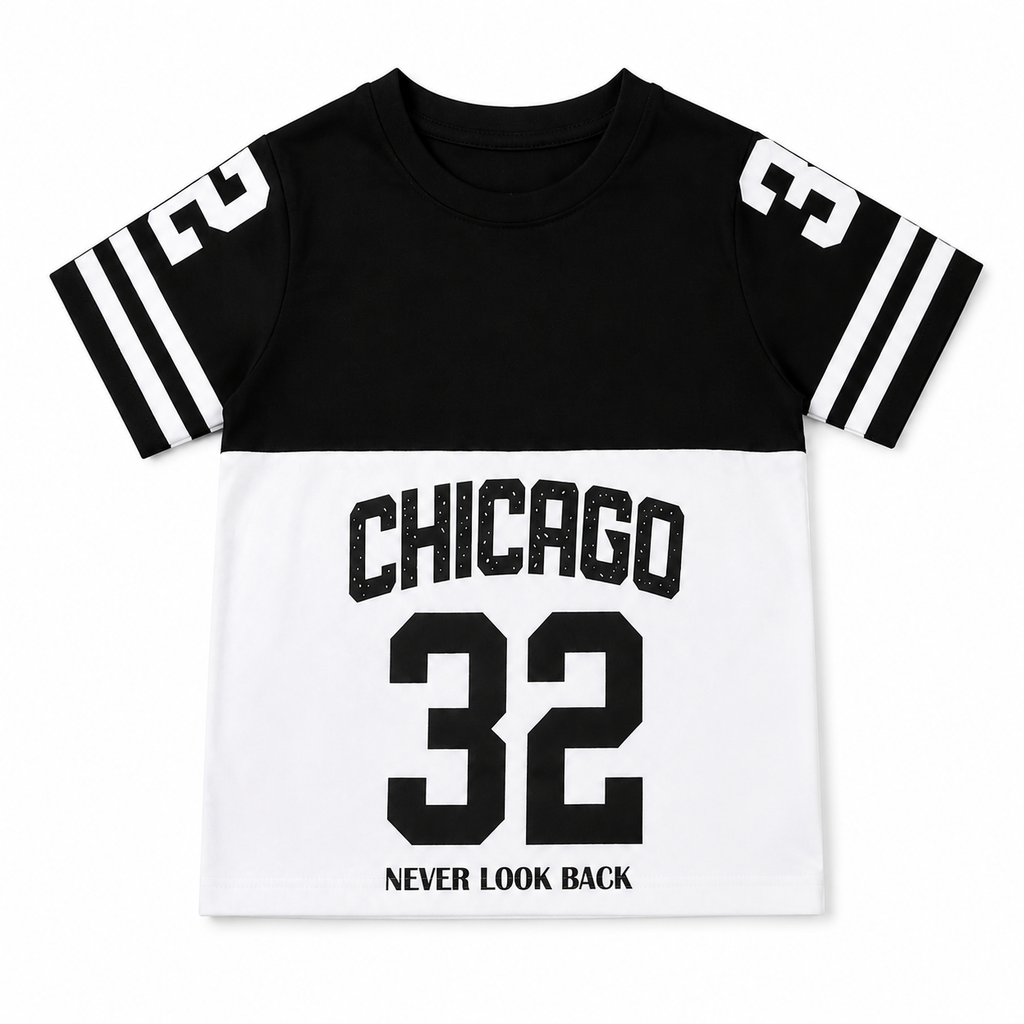 Boys Chicago 32 Summer Coord Set (1–12 Years) - Lil' Cubs