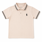 Light Peach Polo T-Shirt (2 - 12 Years) - Lil' Cubs