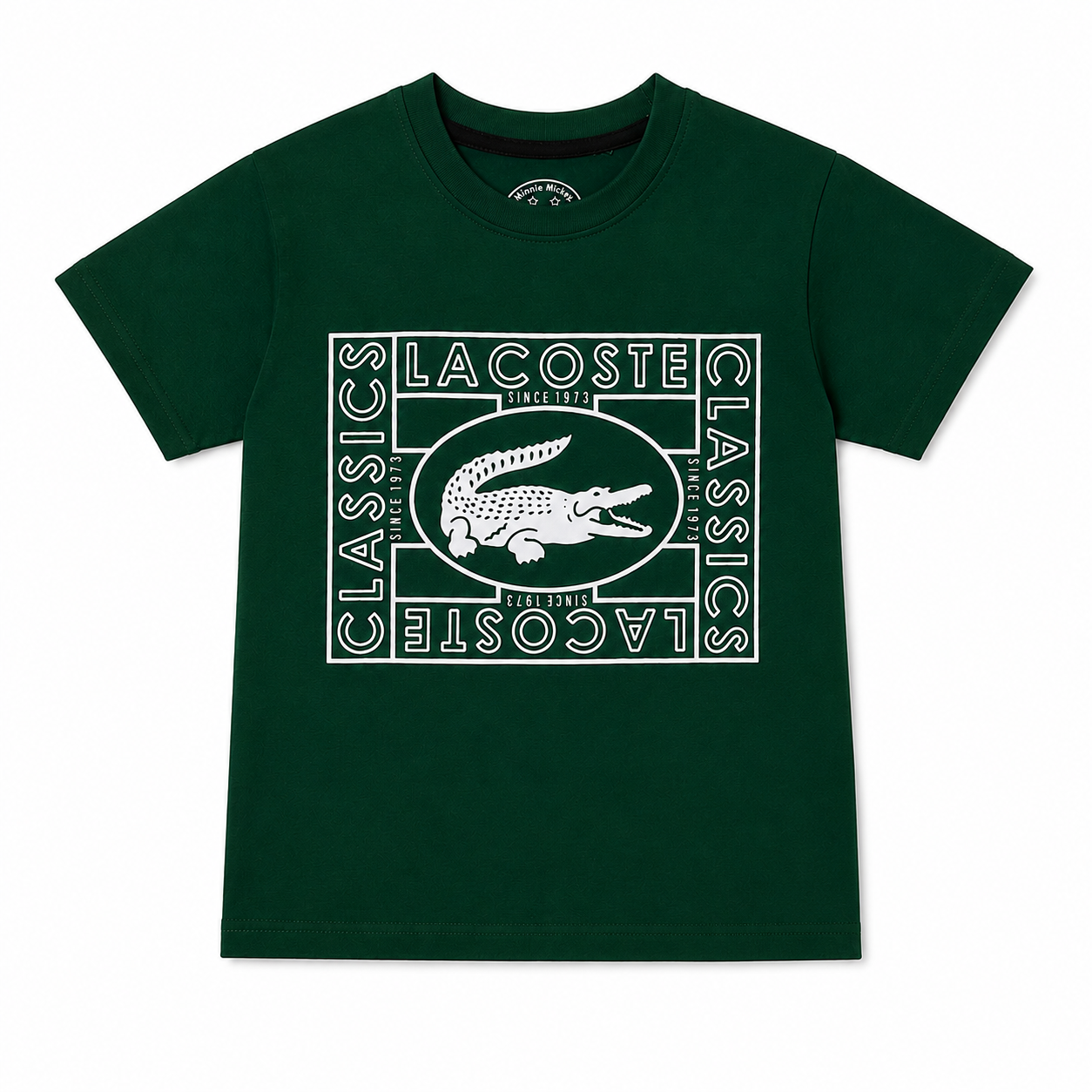 Dark Green Crocodile Summer Coord Set for Boys (1–12 Years)