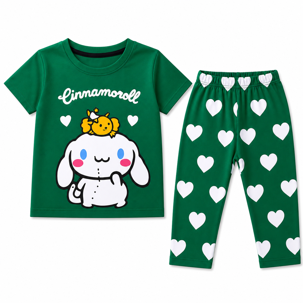 Girls Green Ginnamaroll Summer Coord Set (Ages 1-12)
