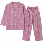 Kids Dark Pink Cotton Summer Night Suit (1 - 4 Years)