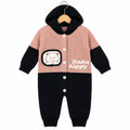 Winter Lilac & Black Bada Aappy Romper