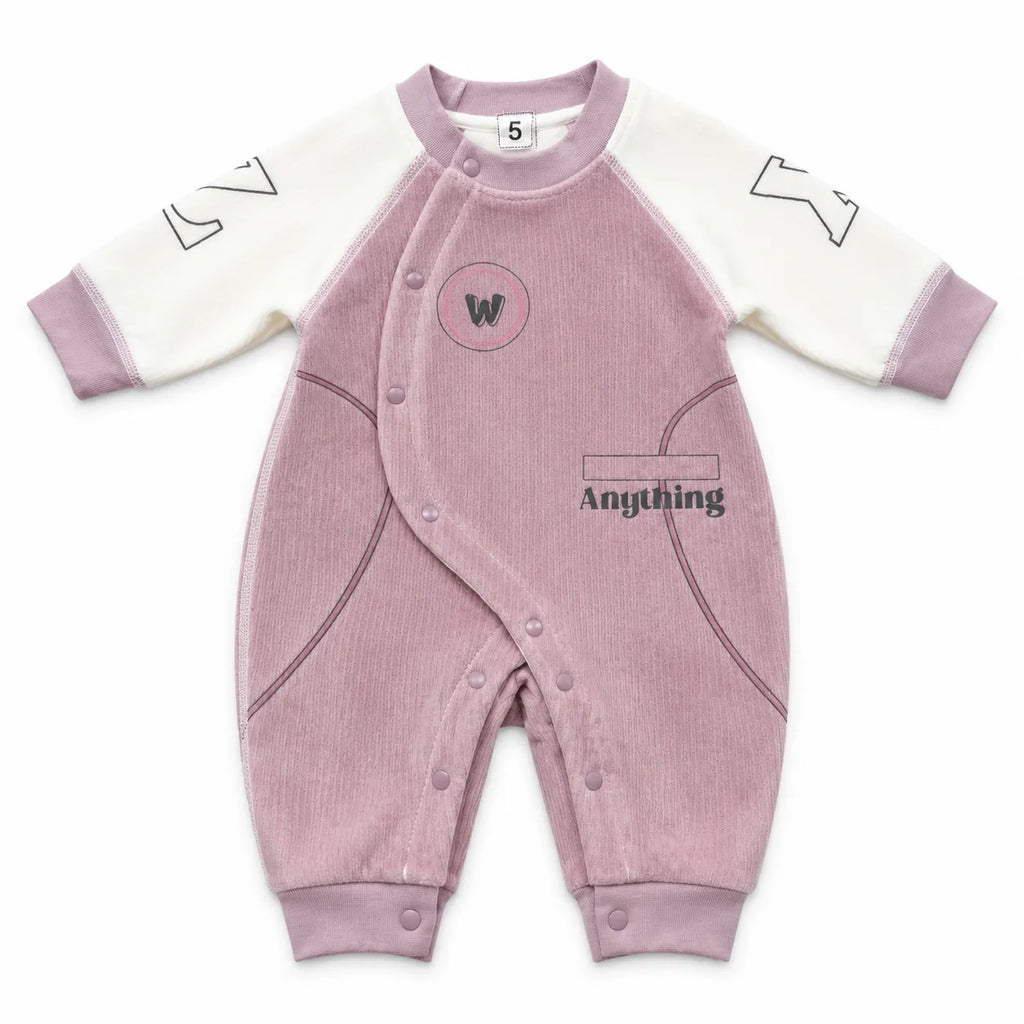 Girls Winter Imported Dust Rose Anything Romper (Size 0 - 6 Months)
