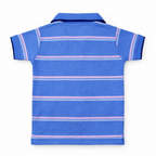 Sky Blue Striped T-Shirt - Lil' Cubs
