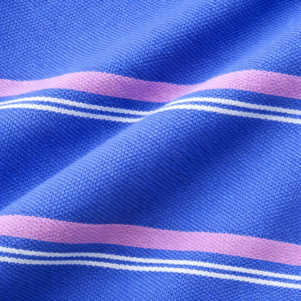 Sky Blue Striped T-Shirt - Lil' Cubs