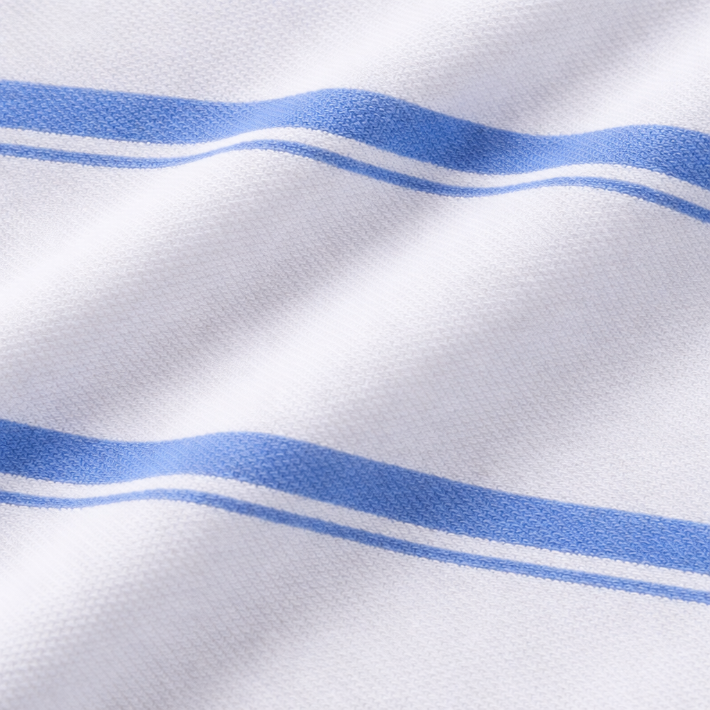 White Striped T-Shirt - Lil' Cubs