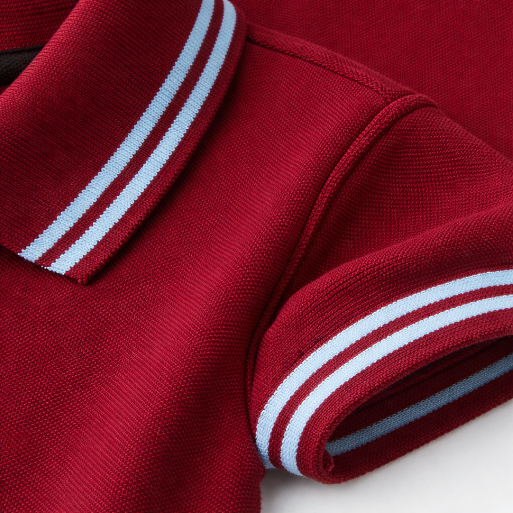 Maroon Polo T-Shirt - Lil' Cubs