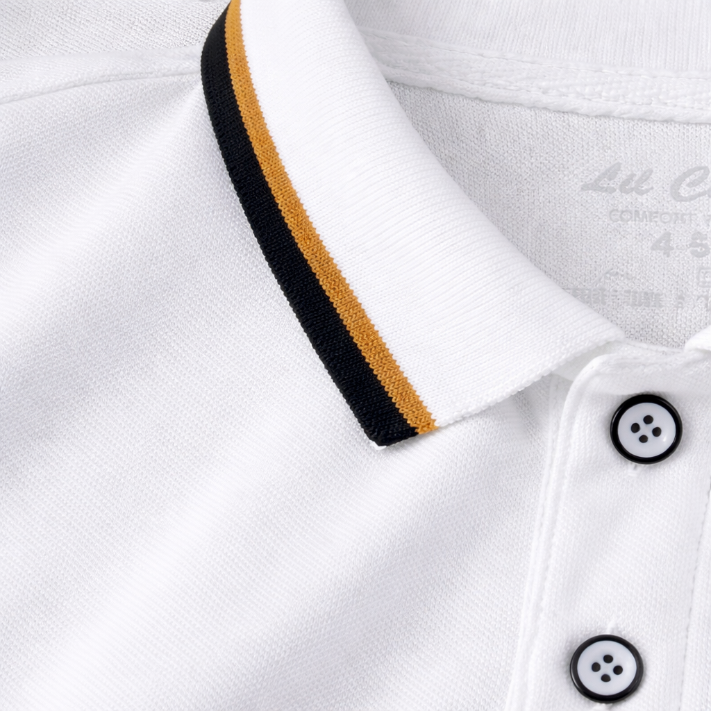 White Polo T-Shirt - Lil' Cubs
