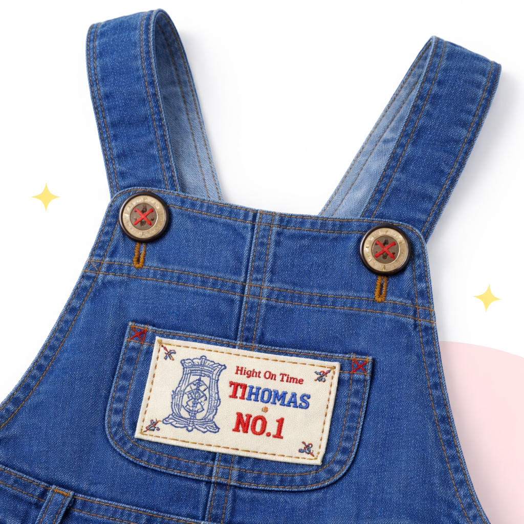 Blue Denim Cotton Dangri