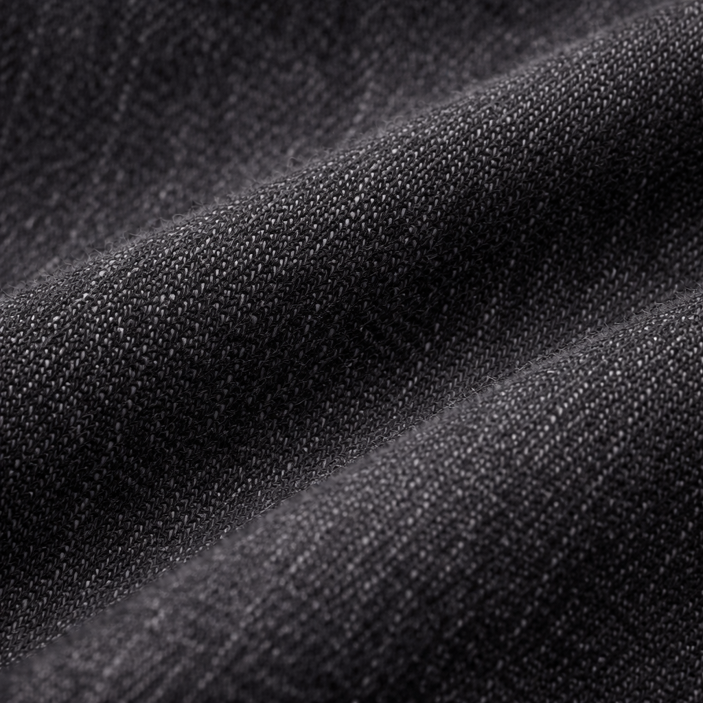 Boys Black Denim Cargo Jeans