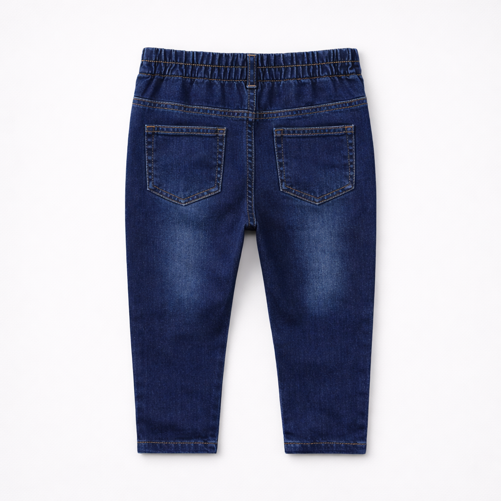 Boys Denim Jeans Collection – Dark, Mid, Light & Teal Blue - Lil' Cubs