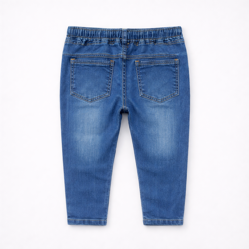 Boys Denim Jeans Collection – Dark, Mid, Light & Teal Blue - Lil' Cubs
