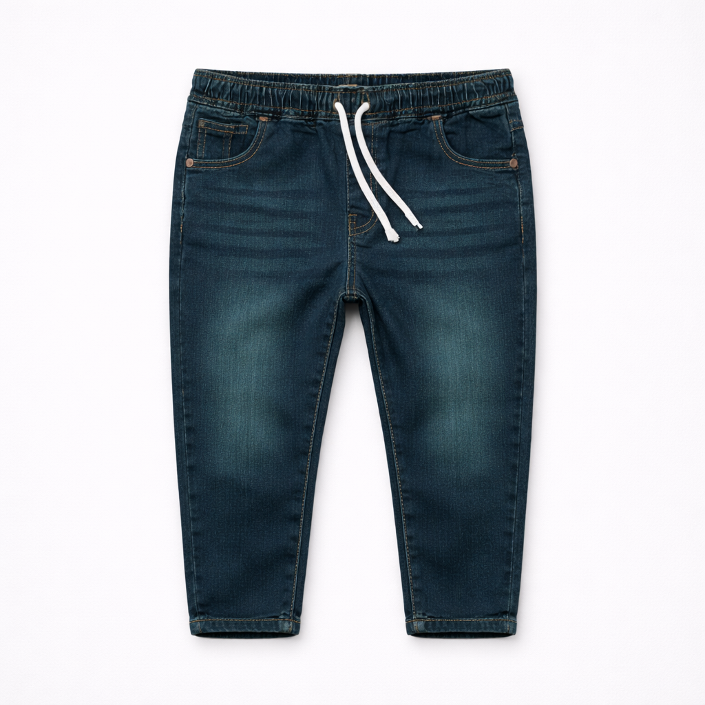 Boys Denim Jeans Collection – Dark, Mid, Light & Teal Blue - Lil' Cubs