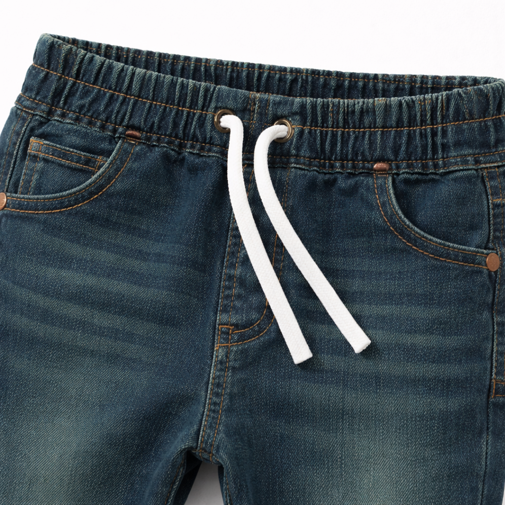 Boys Denim Jeans Collection – Dark, Mid, Light & Teal Blue - Lil' Cubs