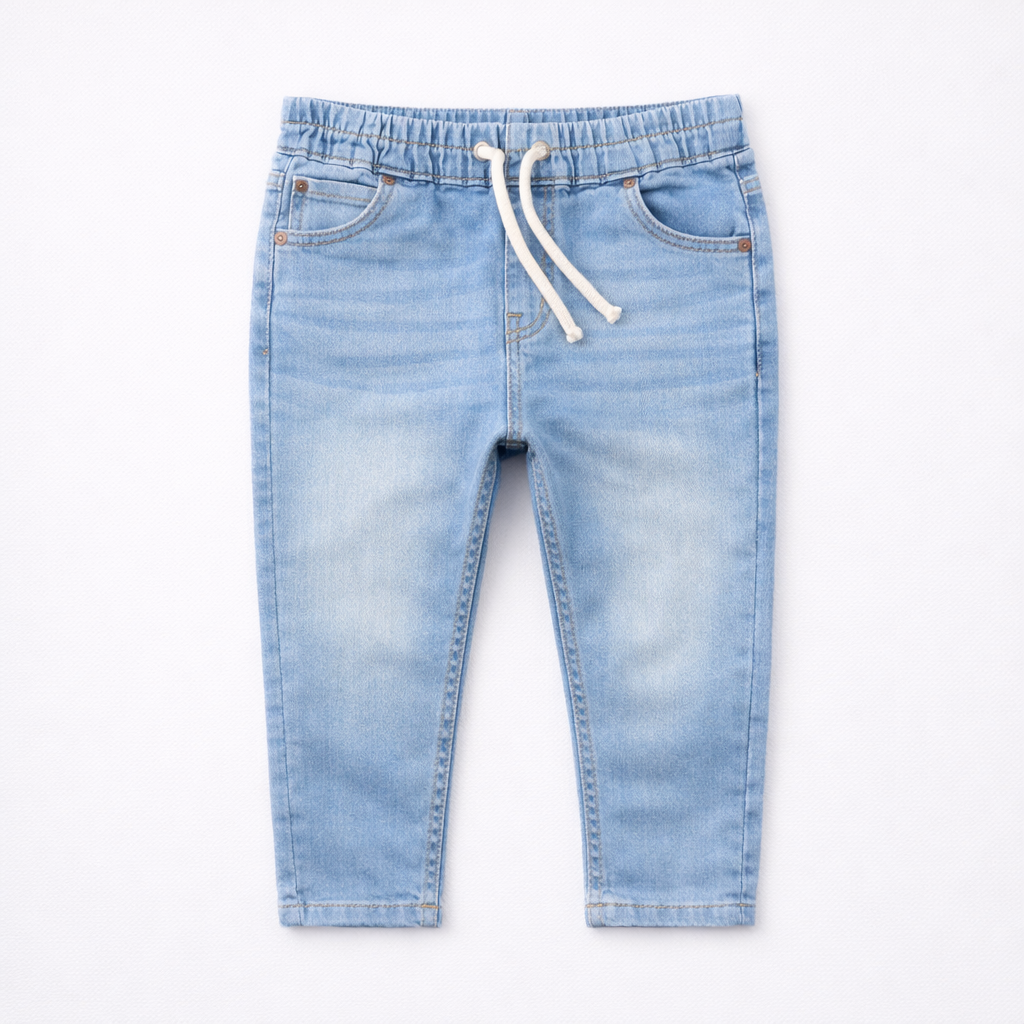 Boys Denim Jeans Collection – Dark, Mid, Light & Teal Blue - Lil' Cubs