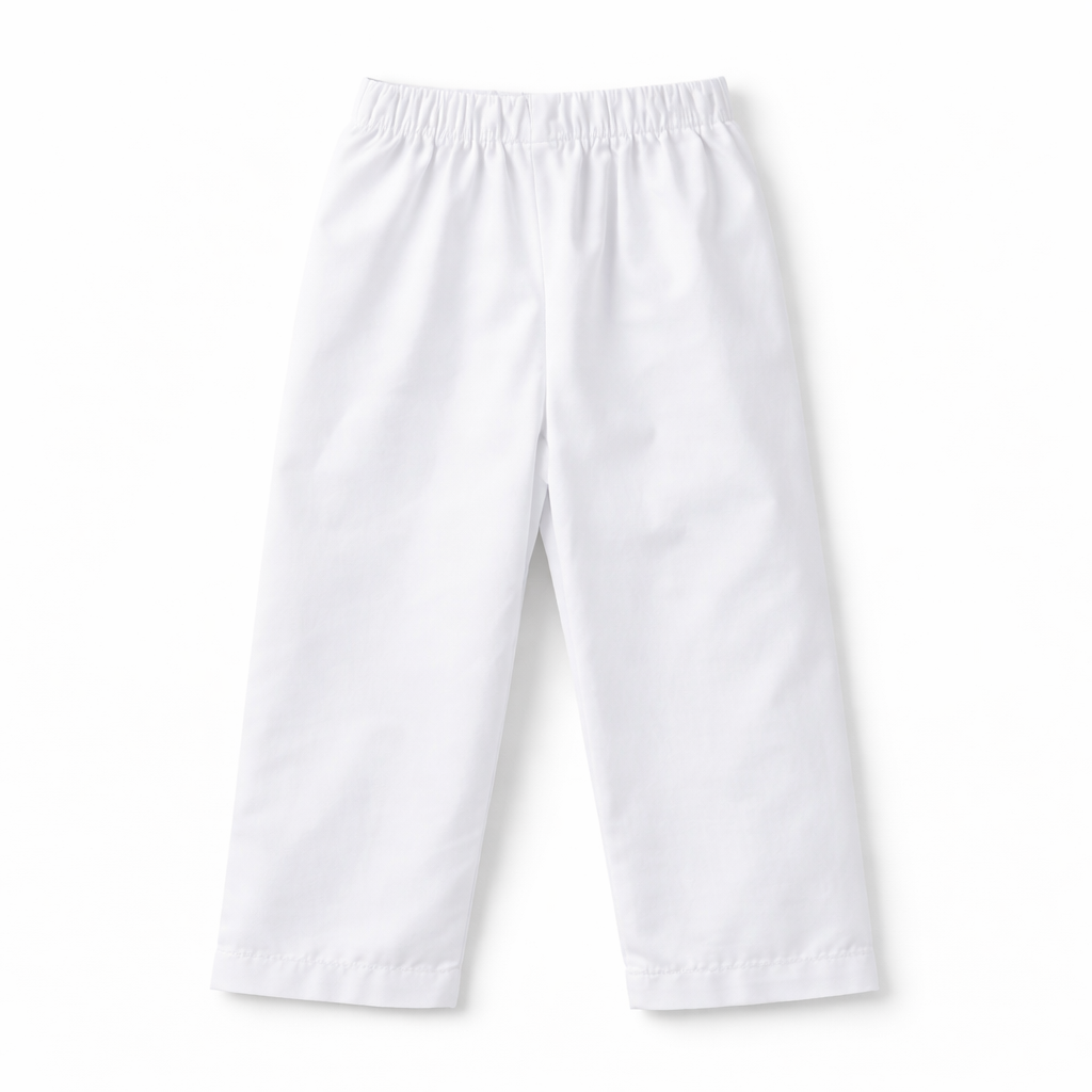 Boys White Cotton Shalwar Kameez