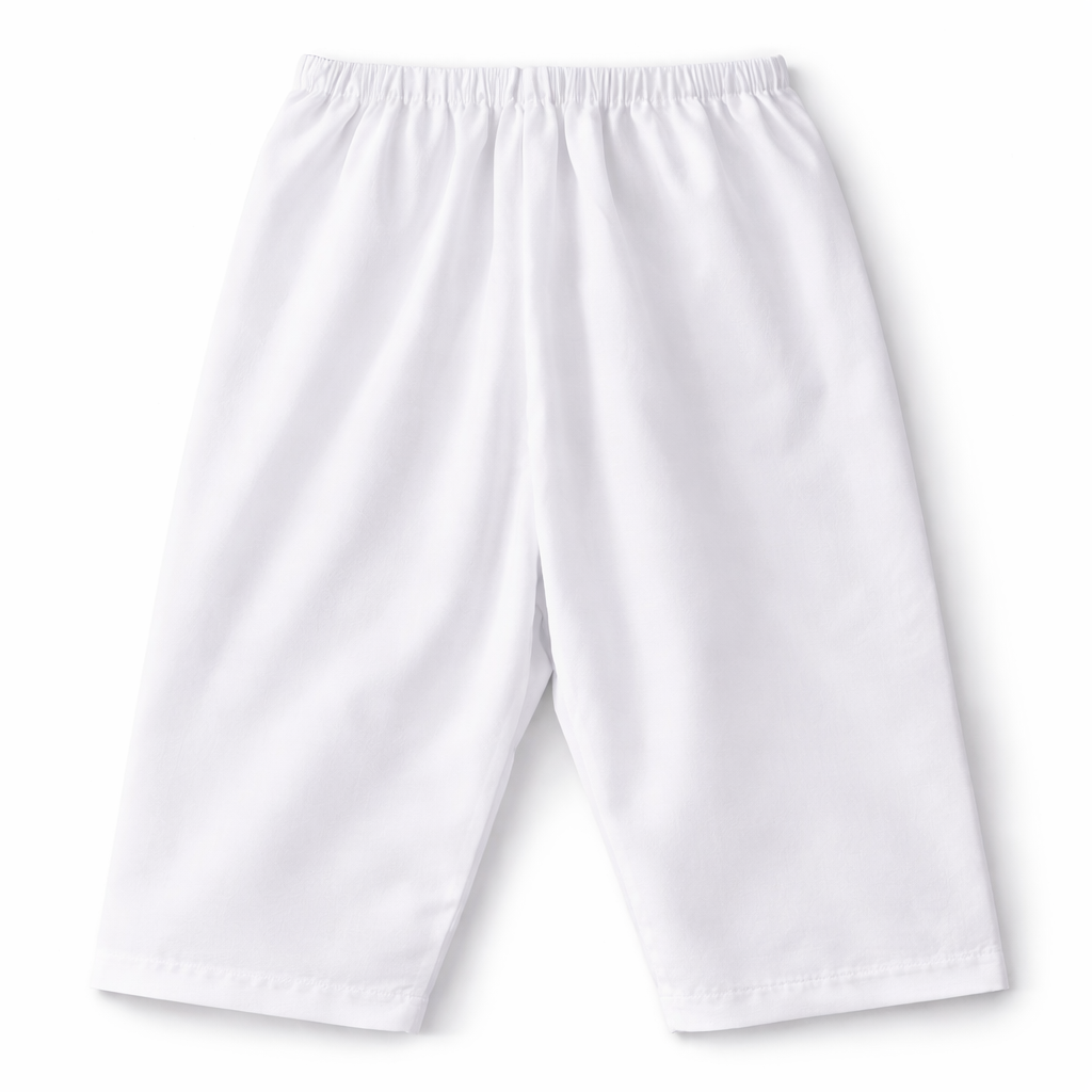 Boys White Cotton 3 Piece Waistcoat Shalwar Kameez