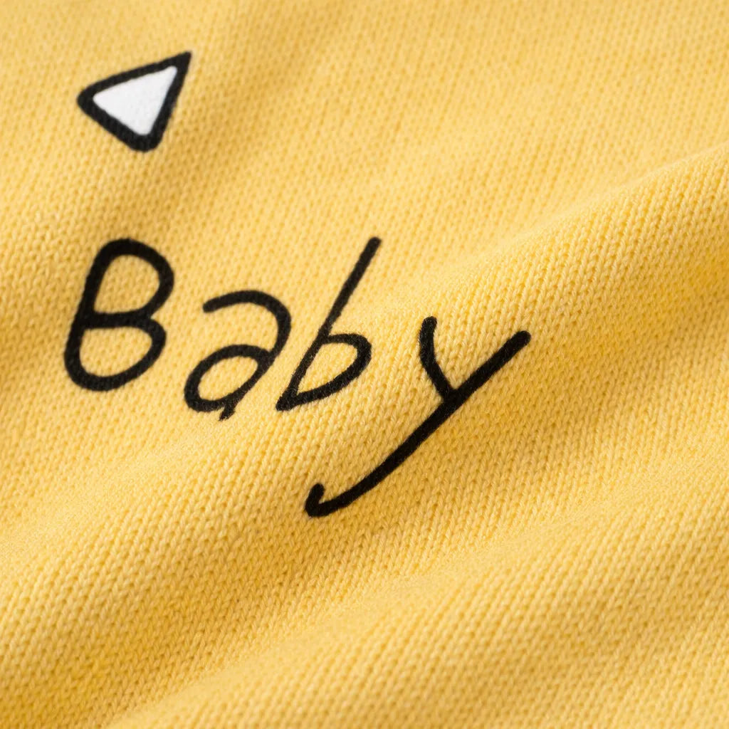 Yellow & Black Baby Girl Summer Coord Set (2-Piece) - Lil' Cubs