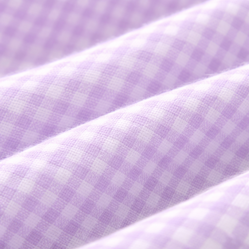 Lilac Kitty Print Casual Coord Set (3-Piece)