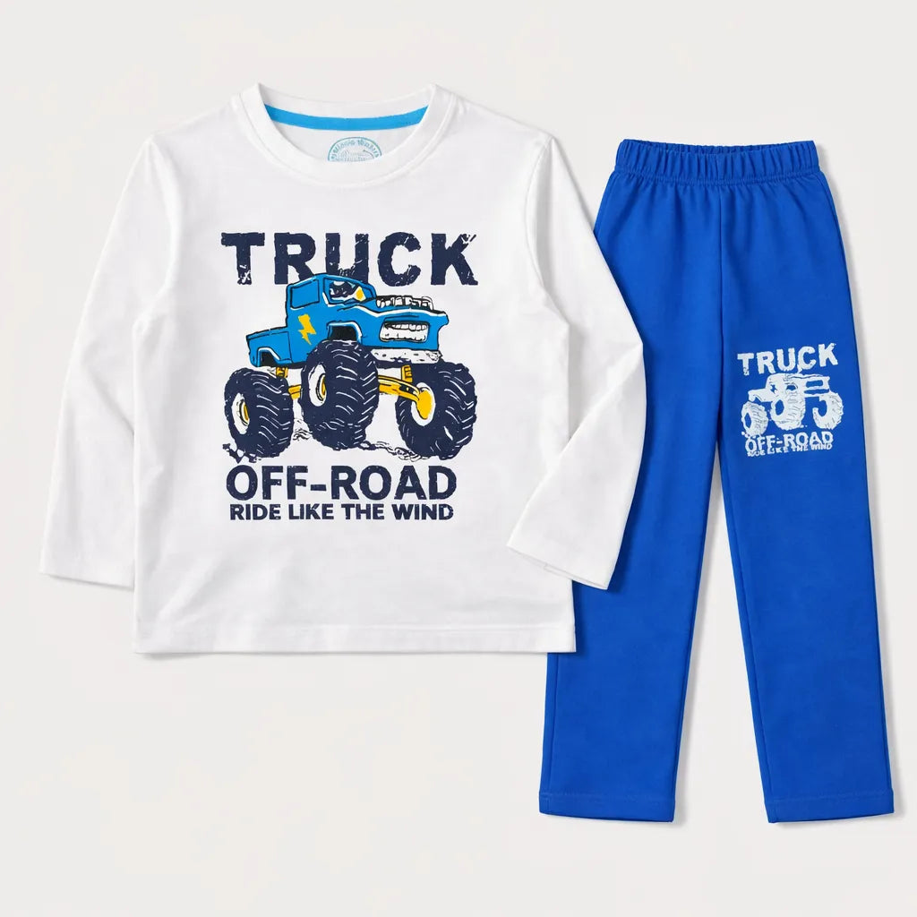 Monster Truck Summer Coord Set (2-Piece) - Lil' Cubs