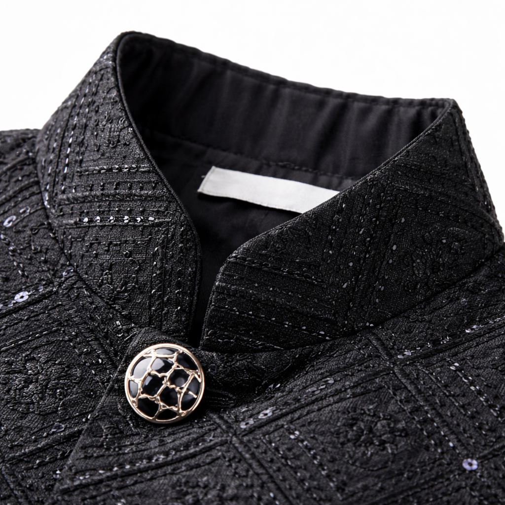 Boys Black Prince Coat (2-Piece) - Lil' Cubs