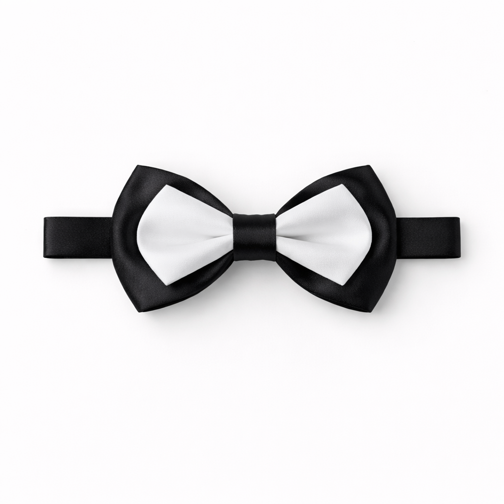 Boys White & Black Coat Pant (4-Piece)