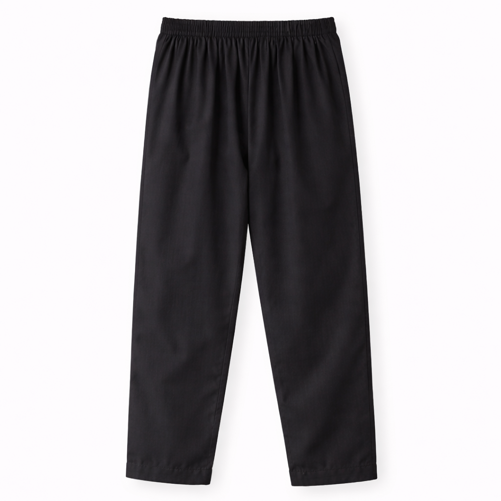 Boys Royal Black Cotton 3 Piece Waistcoat Shalwar Kameez