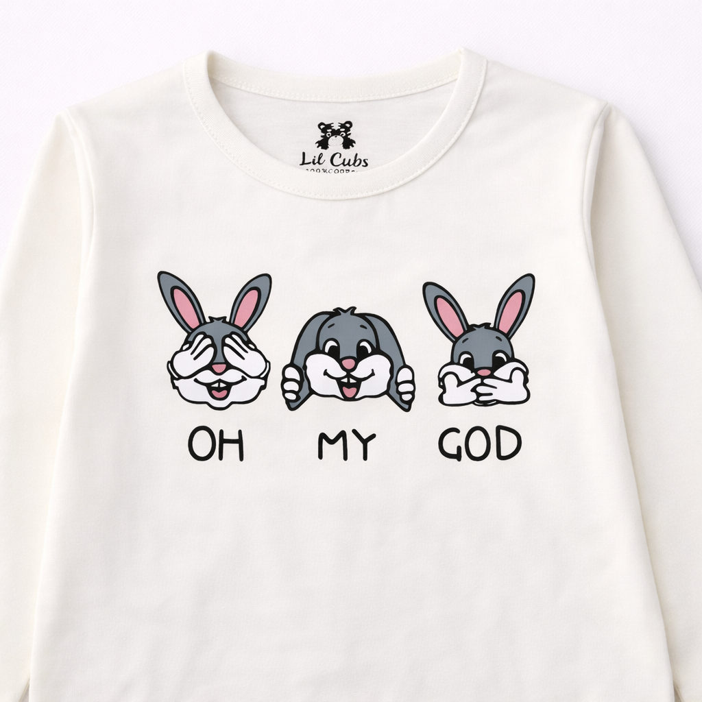 Oh My God White Summer Coord Set (2-Piece)