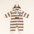 Comfort fit hooded toddler romper by Lil' Cubs, featuring a cozy hood and soft fabric for 2-3 years old children.