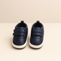 Lil' Cubs infant shoes for 0–6 months, soft fabric baby shoes with cute stitching and elastic ankle for a snug fit.