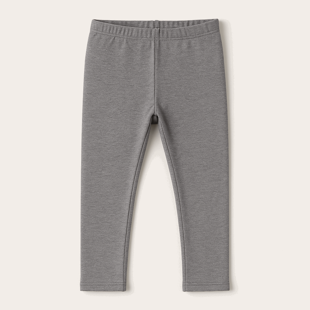 Classic Grey Tights for Girls – Soft & Stretchy Leggings (4–16 Years)