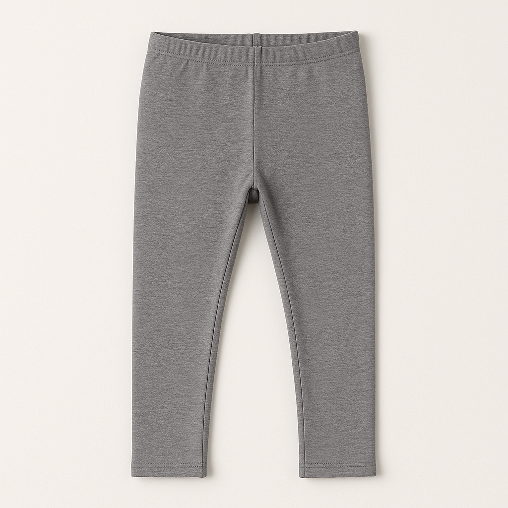 Classic Grey Tights for Girls – Soft & Stretchy Leggings (4–16 Years)