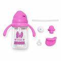 Kids Feeder Bottle Dark Pink WEH Print