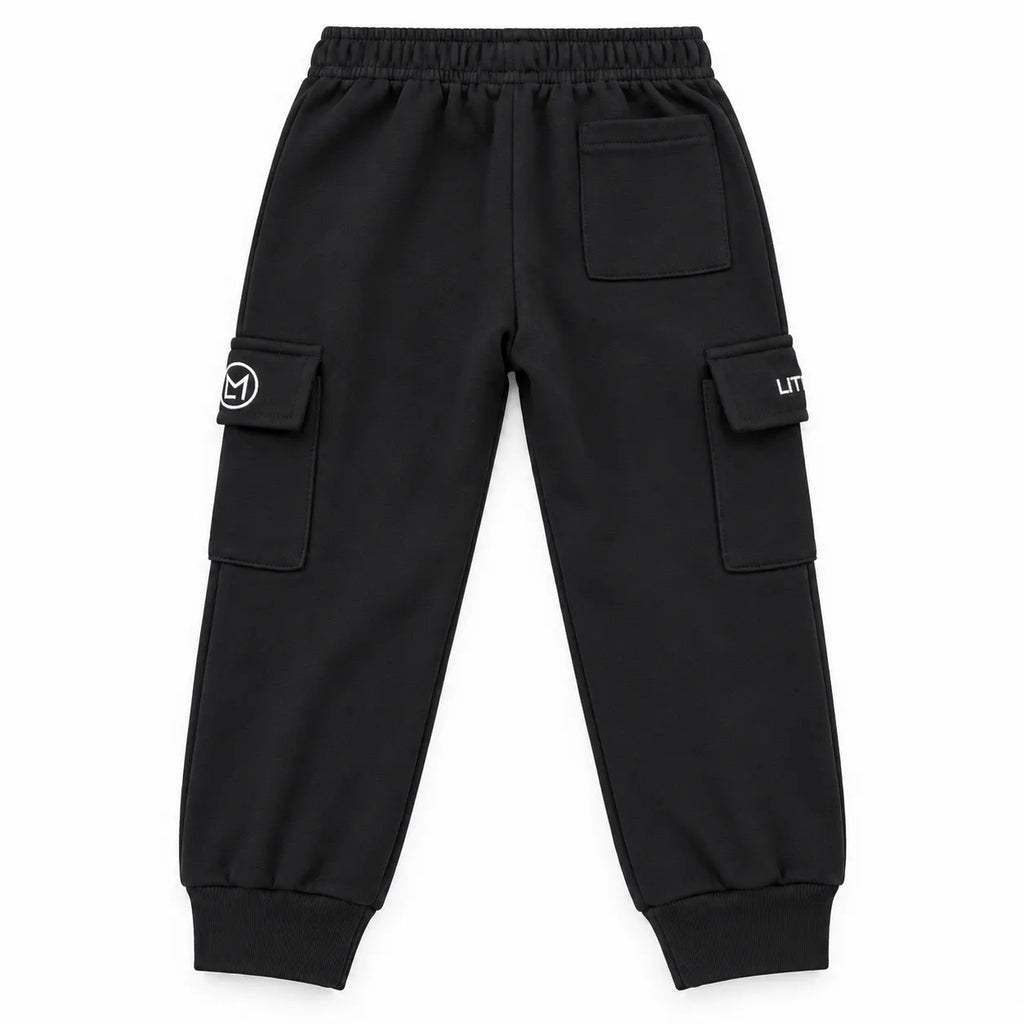 Kids Winter Pack of 5 Fleece Cargo Trouser – 5 Colors (Size 6 Years - 14 Years)