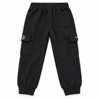 Kids Winter Pack of 5 Fleece Cargo Trouser – 5 Colors (Size 6 Years - 14 Years)