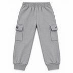 Kids Winter Pack of 5 Fleece Cargo Trouser – 5 Colors (Size 6 Years - 14 Years)