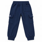Kids Winter Pack of 5 Fleece Cargo Trouser – 5 Colors (Size 6 Years - 14 Years)