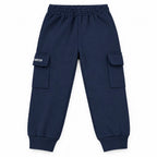 Kids Winter Pack of 5 Fleece Cargo Trouser – 5 Colors (Size 6 Years - 14 Years)