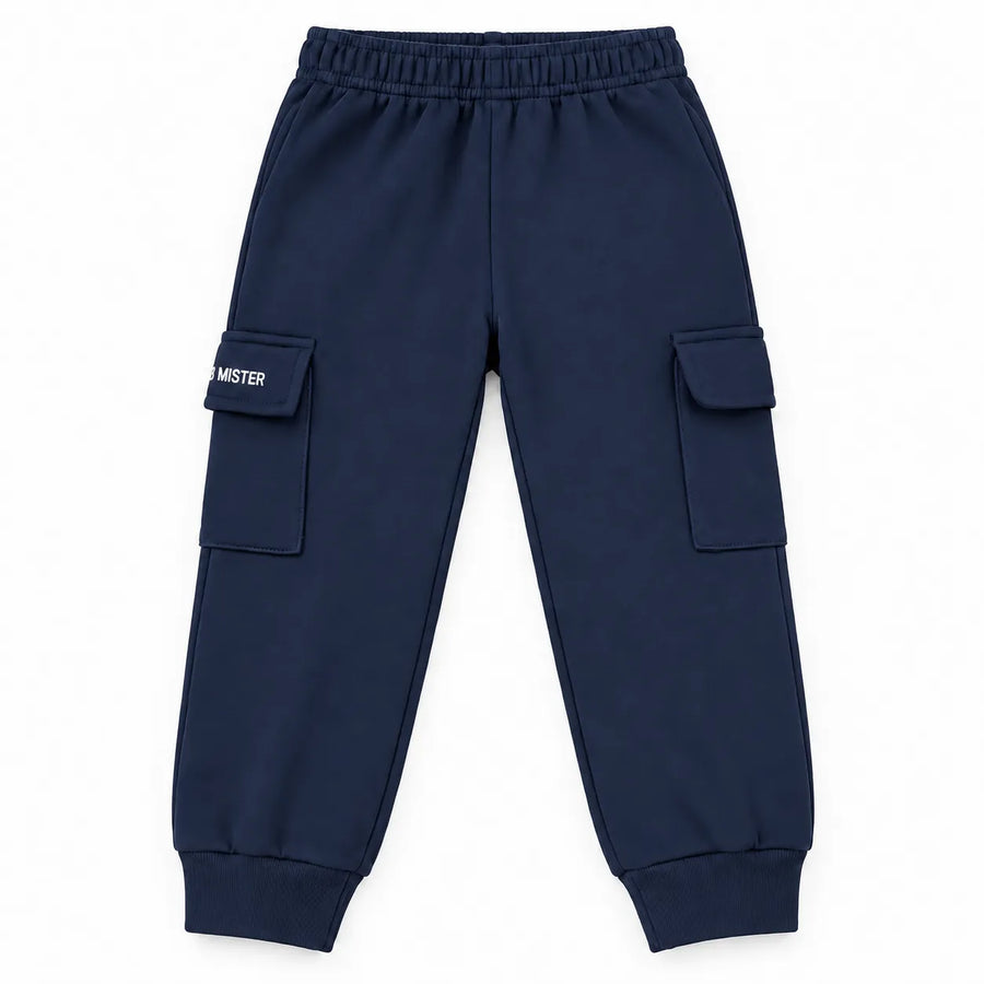 Kids Winter Fleece Cargo Trouser – 5 Colors (Size 6 Years - 14 Years)
