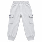 Kids Winter Pack of 5 Fleece Cargo Trouser – 5 Colors (Size 6 Years - 14 Years)