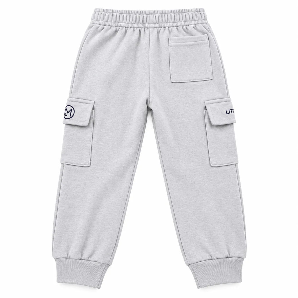 Kids Winter Pack of 5 Fleece Cargo Trouser – 5 Colors (Size 6 Years - 14 Years)