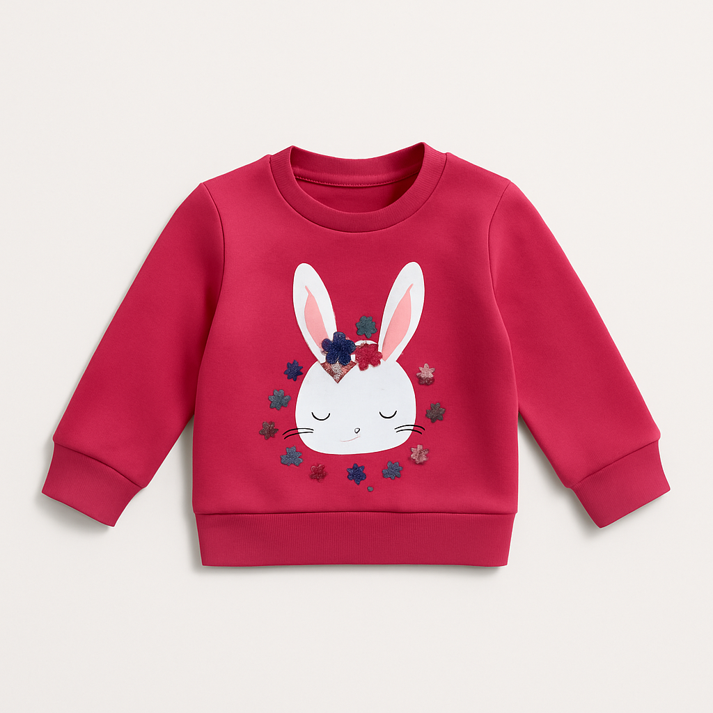 Floral Bunny Sweatshirt