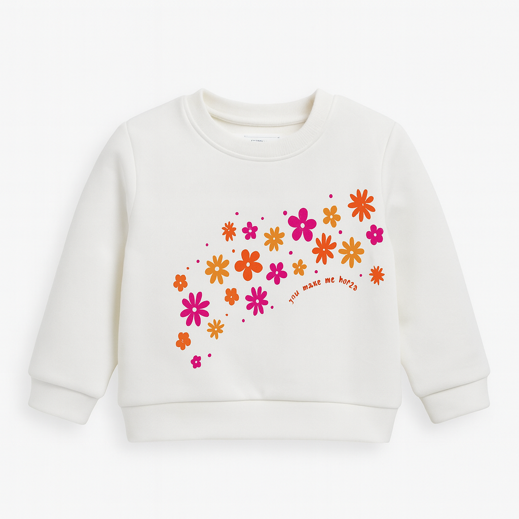 Floral Rainbow Sweatshirt 