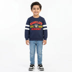 Boys Navy Blue Game LIfe Winter Sweatshirt (Size 9 Months - 12 Years)
