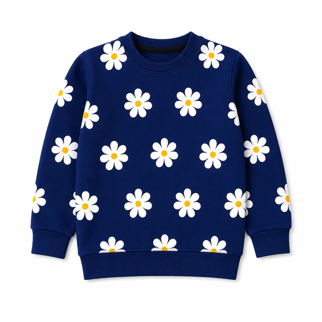Girls Blue Floral Winter Coord Set (2 Piece) - Size 1 - 12 Years