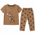 Girls Brown Bambi Summer Coord Set (2 Piece) - Age 1 - 12 Years