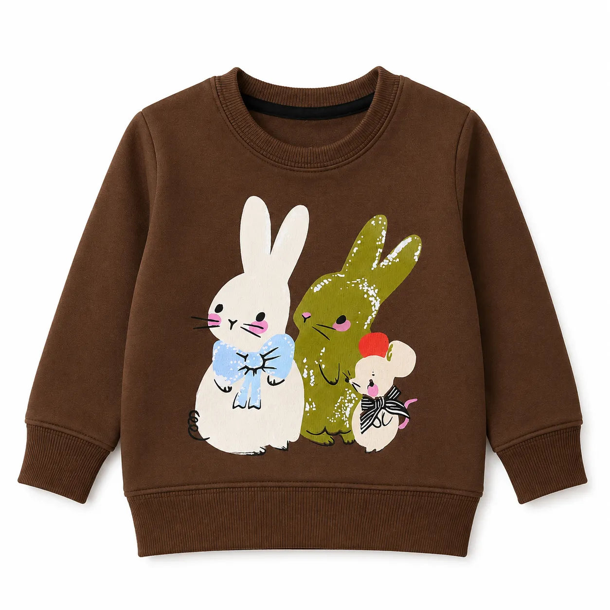 Girls Brown Rabbit Winter Coord Set (2 Piece) - Size 1 - 12 Years