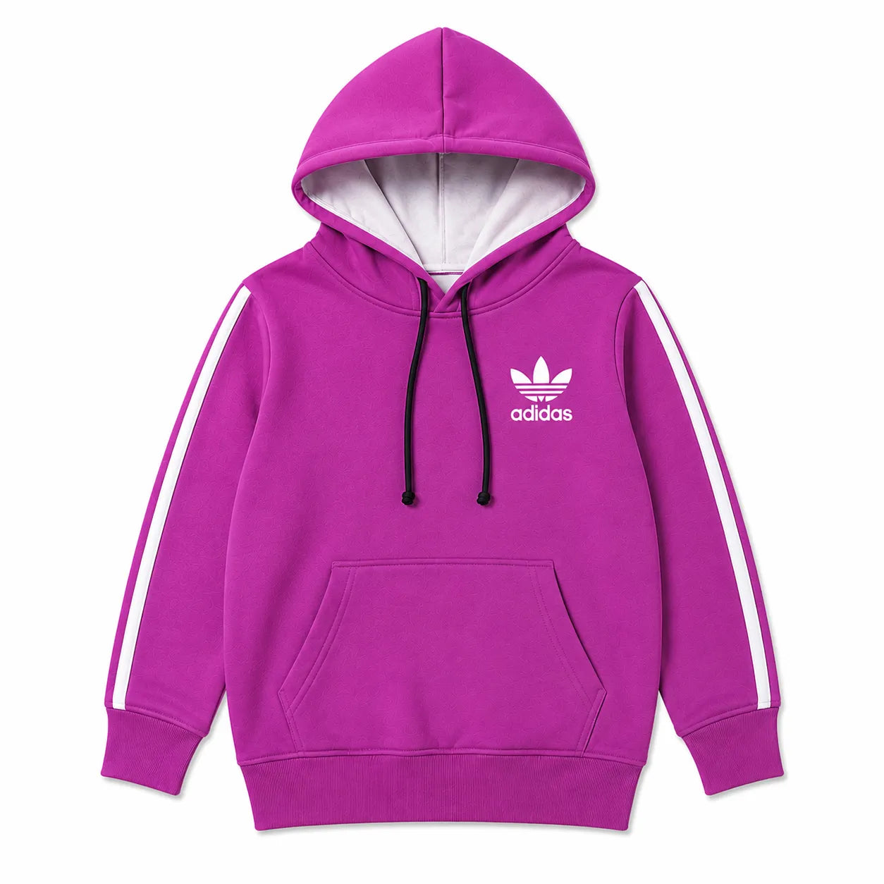Girls Dark Pink Adidas Winter Hoodie Coord Set (2 Piece) - Size 1 - 12 Years